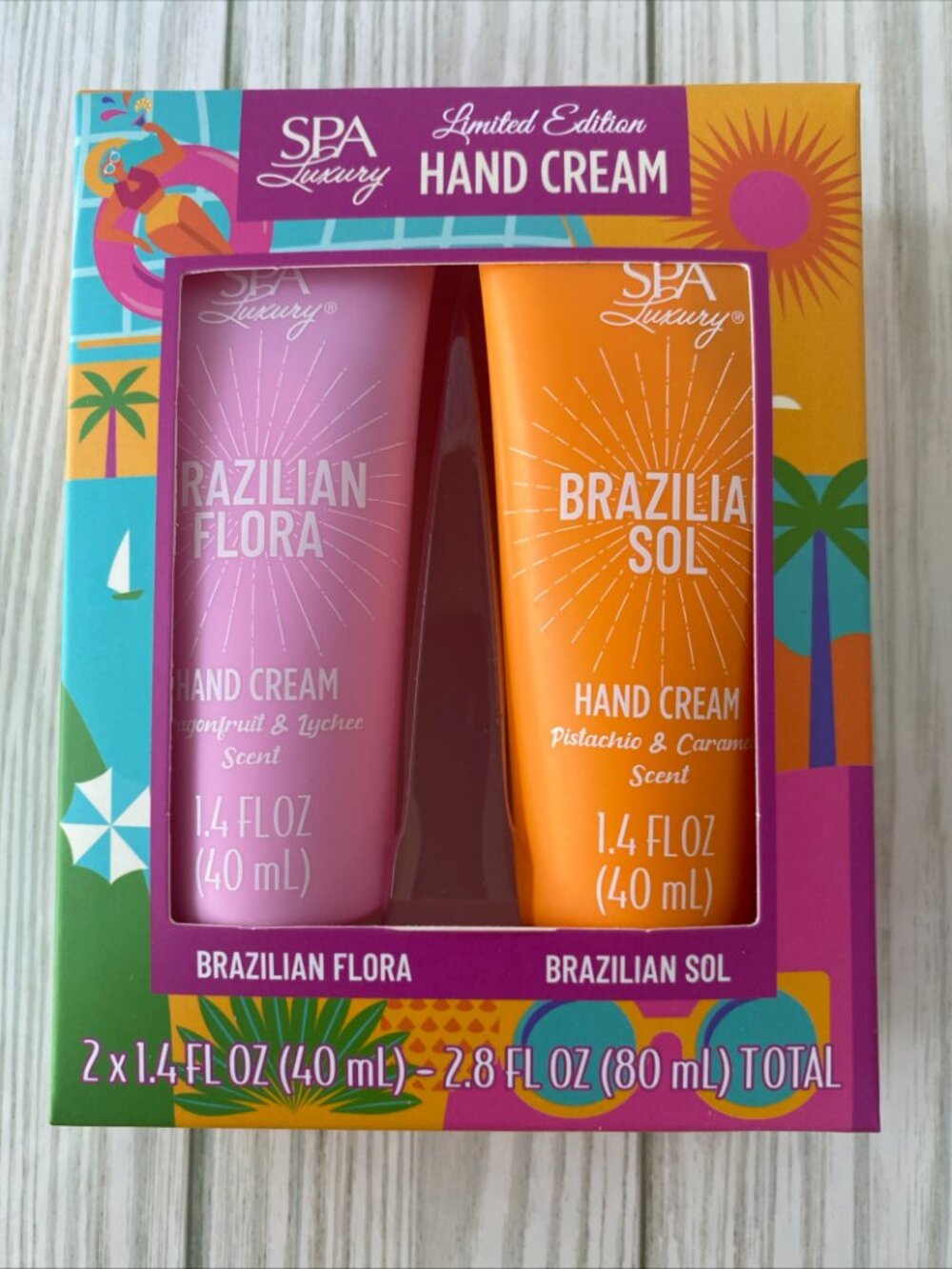 *CLOSET CLOSING* 10/$10 SPA LUXURY Hand Creams *Brazilian Sol, Flora*